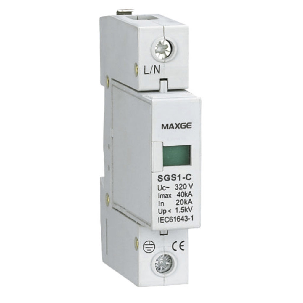 SGS1C Limitadores de sobretensión Tipo 2