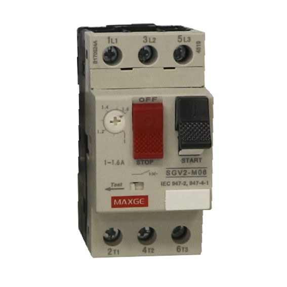 SGV2M Disyuntores de motor en servicio discontinuo de 0,06 a 15kW / 400V
